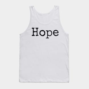 Hope - Inspirational Word of the Year Tank Top